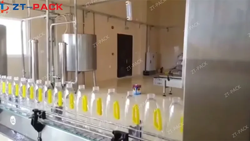 Flat Bottle 8-Nozzle Edible Oil Packaging Line