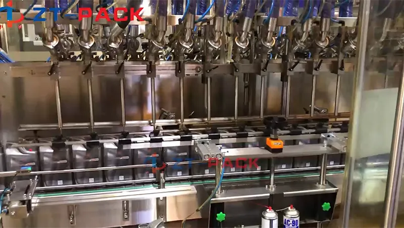16-Nozzle 1L Lubricant Oil Filling Line