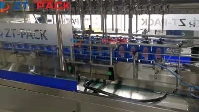 12-Nozzle 1L Lubricant Oil Filling Line