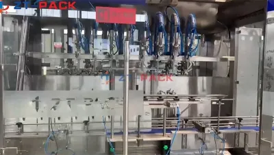 Detergent Filling Line with Foam Suction