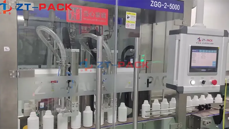 500ml Chemicals Filling and Packaging Line
