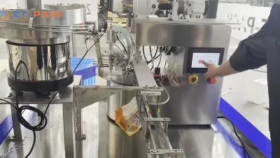 Spout Bag Filling and Capping Machine